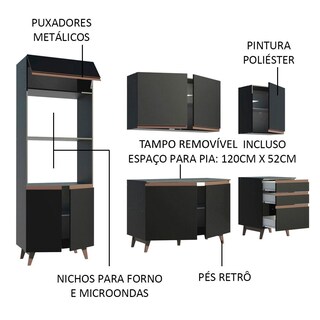 Foto 4 | Cocina Integral Completa Modular Madesa Reims 250cm Nn