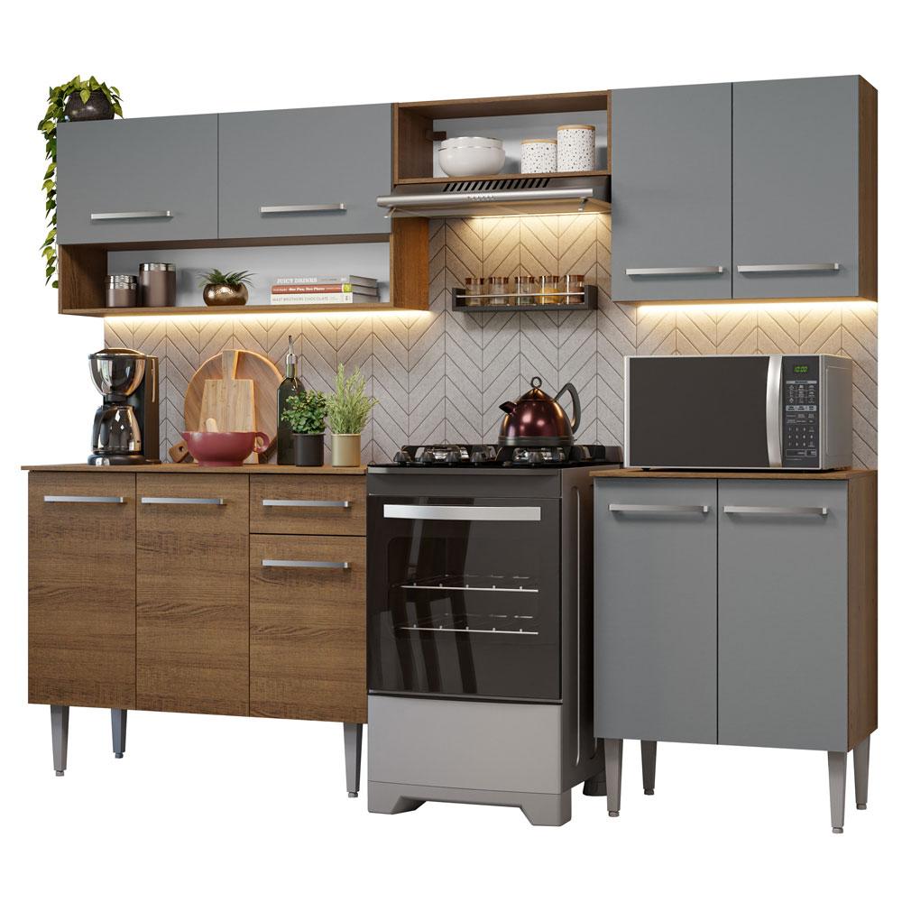 Foto 2 pulgar | Cocina Integral Completa Modular Madesa Emilly 229cm Mg 15