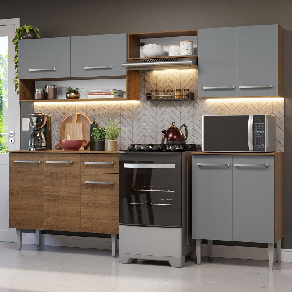 Foto 3 pulgar | Cocina Integral Completa Modular Madesa Emilly 229cm Mg 15