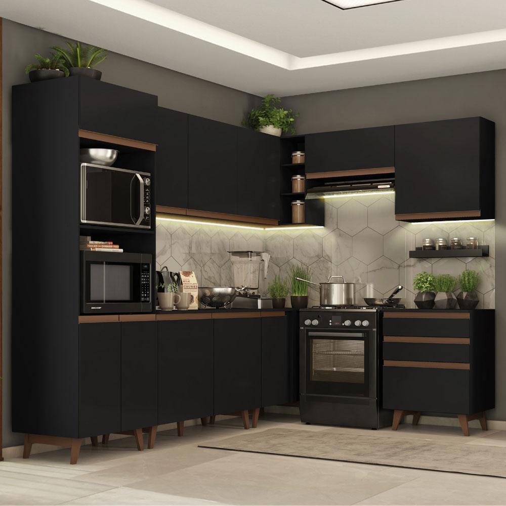 Foto 3 pulgar | Cocina Integral Completa Modular Madesa Reims 462cm Nn 02