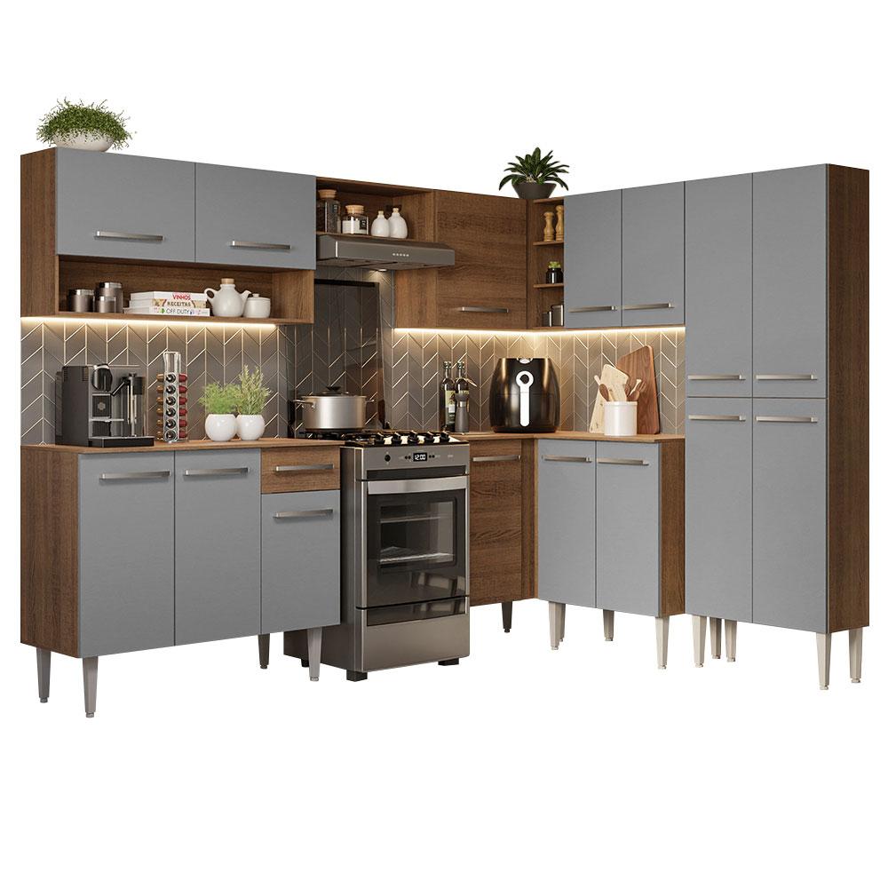 Cocina Integral Completa Modular Madesa Emilly 417cm Mg 02