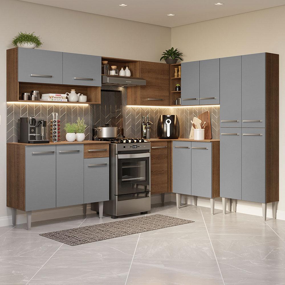 Foto 2 | Cocina Integral Completa Modular Madesa Emilly 417cm Mg 02