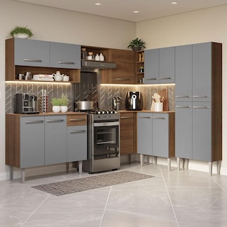 Foto 2 | Cocina Integral Completa Modular Madesa Emilly 417cm Mg 02