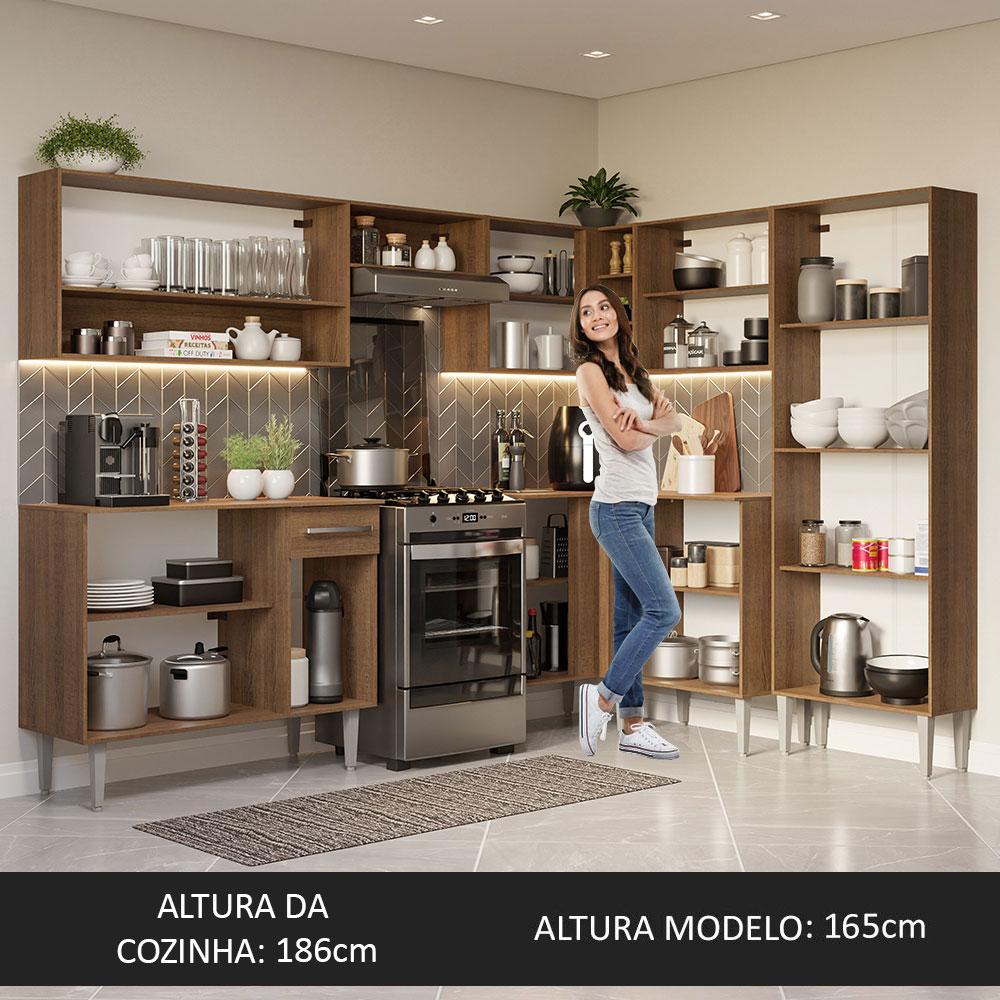 Foto 6 pulgar | Cocina Integral Completa Modular Madesa Emilly 417cm Mg 02