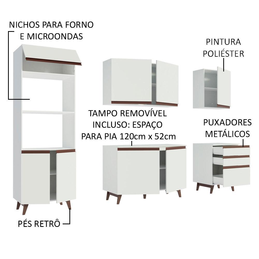 Foto 5 pulgar | Cocina Integral Completa Modular Madesa Reims 250cm Bb 03