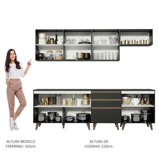 Foto 5 | Cocina Integral Completa Modular Madesa Reims 250cm Nn 04
