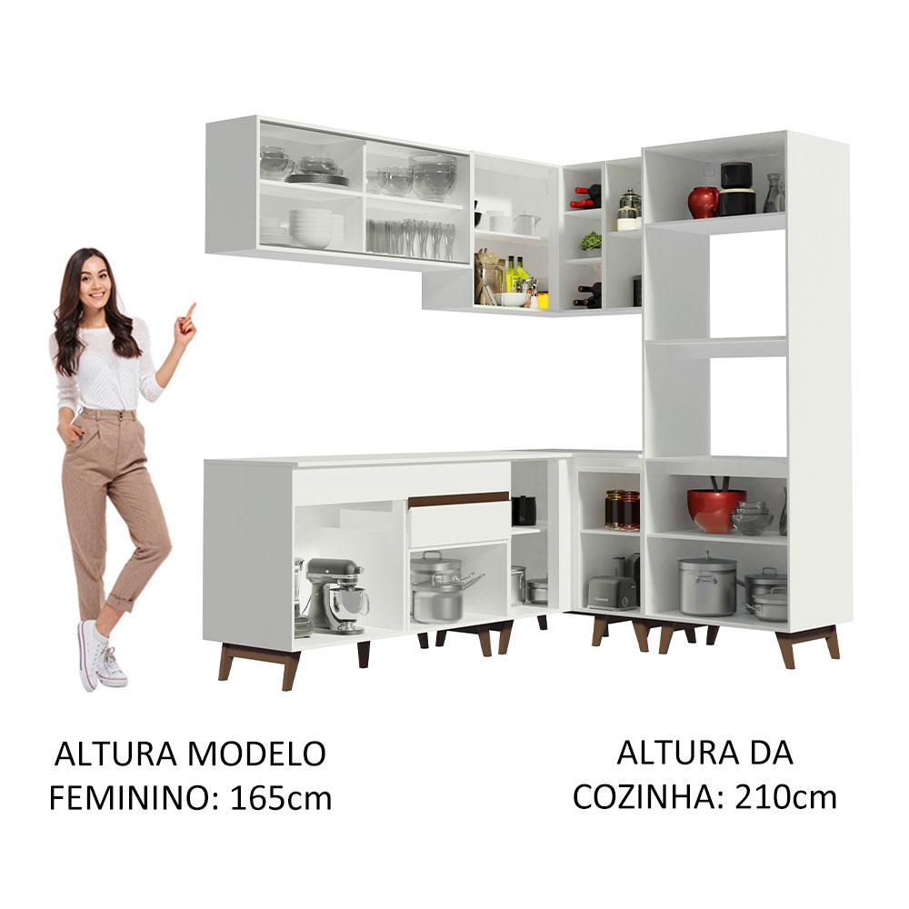 Foto 6 pulgar | Cocina Integral Completa Modular Madesa Reims 367cm Bb 01