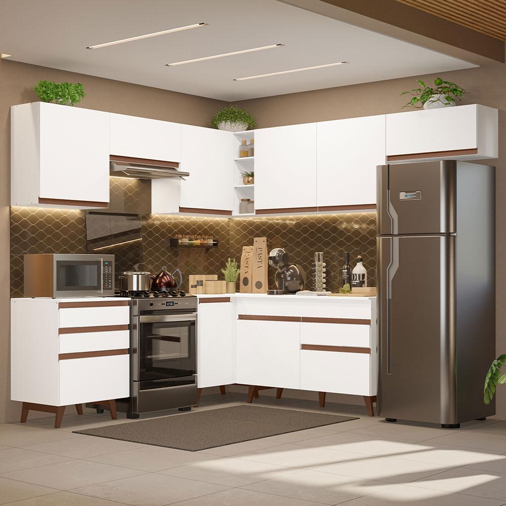 Foto 3 pulgar | Cocina Integral Completa Modular Madesa Reims 462cm Bb 03