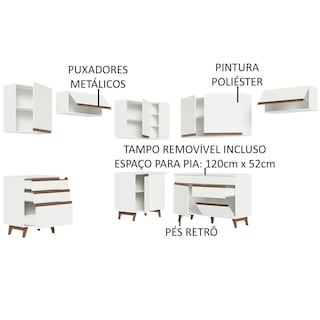 Foto 4 | Cocina Integral Completa Modular Madesa Reims 462cm Bb 03
