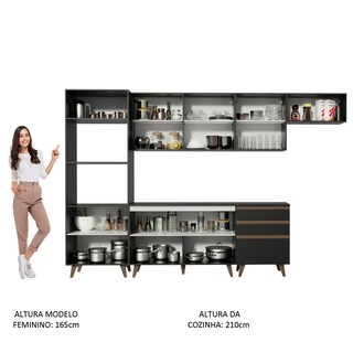 Foto 5 | Cocina Integral Completa Modular Madesa Reims 320cm Nn 01