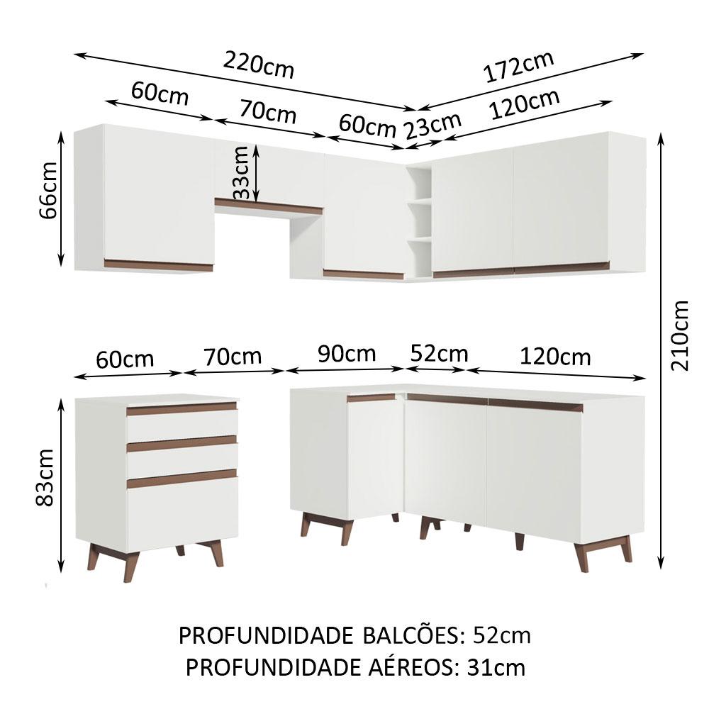 Foto 4 pulgar | Cocina Integral Completa Modular Madesa Reims 392cm Bb 01