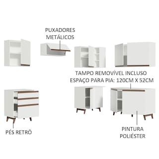 Foto 4 | Cocina Integral Completa Modular Madesa Reims 392cm Bb 01