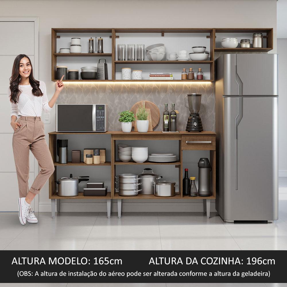 Foto 6 pulgar | Cocina Integral Completa Modular Madesa Emilly 229cm Mg