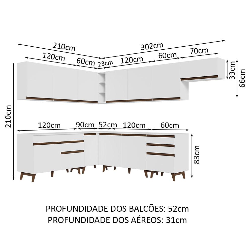 Foto 4 pulgar | Cocina Integral Completa Modular Madesa Reims 512cm Bb 01