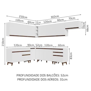 Foto 3 | Cocina Integral Completa Modular Madesa Reims 512cm Bb 01