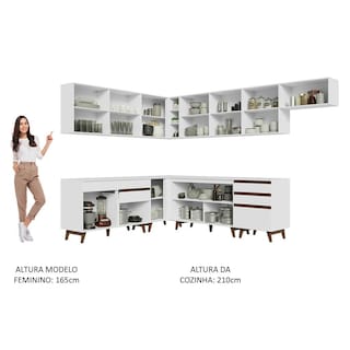 Foto 5 | Cocina Integral Completa Modular Madesa Reims 512cm Bb 01