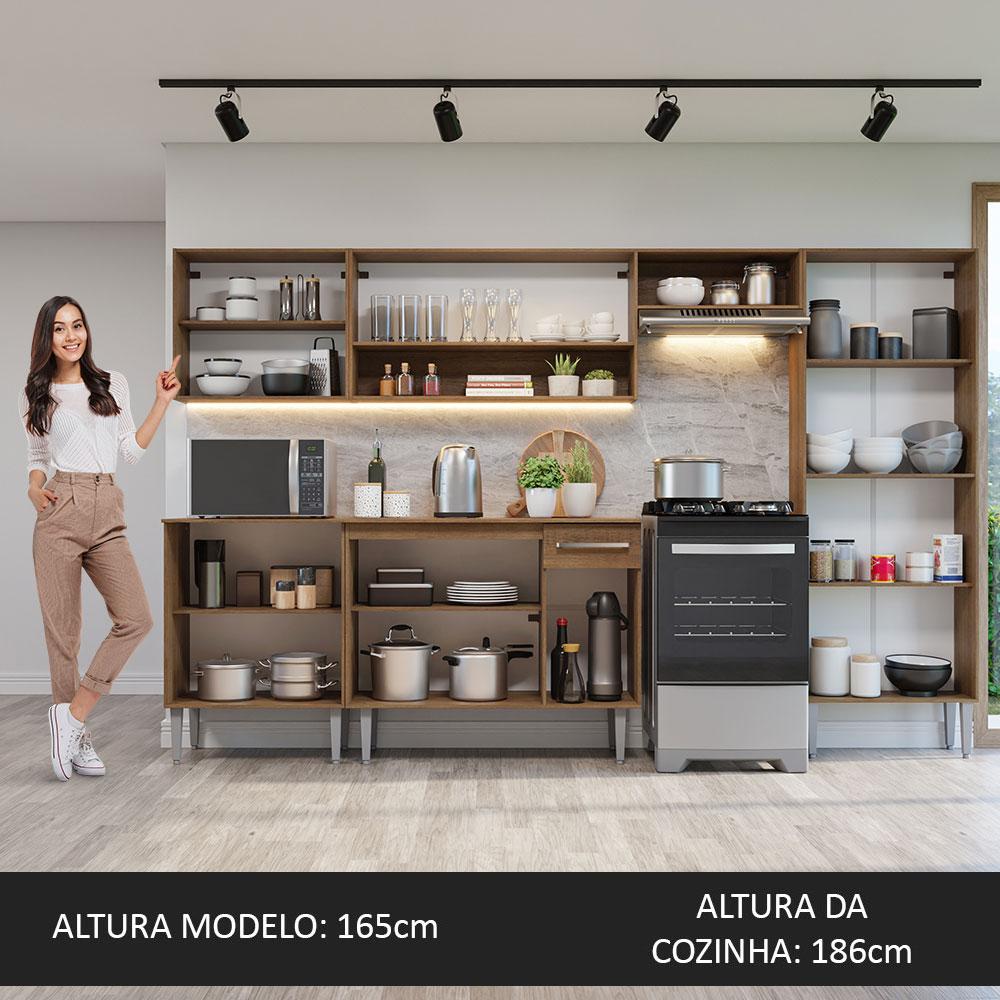 Foto 6 pulgar | Cocina Integral Completa Modular Madesa Emilly 293cm Mg 03