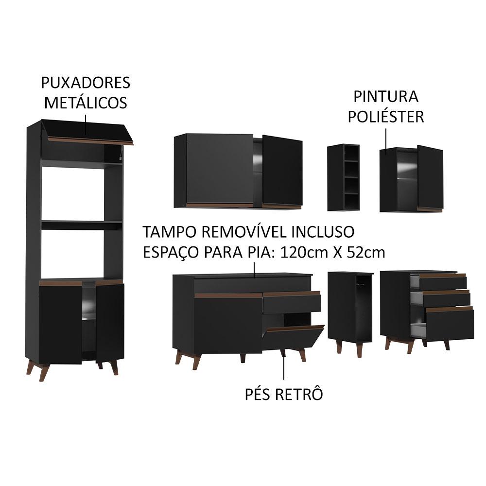 Foto 5 pulgar | Cocina Integral Completa Modular Madesa Reims 270cm Nn 02