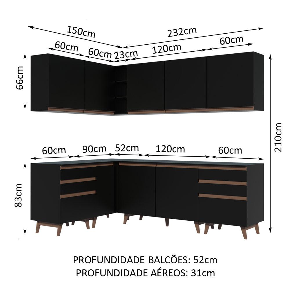 Foto 4 pulgar | Cocina Integral Completa Modular Madesa Reims 382cm Nn 02