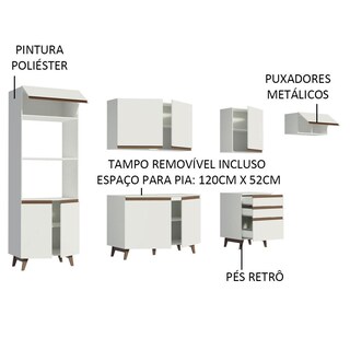 Foto 4 | Cocina Integral Completa Modular Madesa Reims 320cm Bb 01