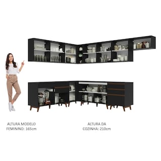 Foto 5 | Cocina Integral Completa Modular Madesa Reims 512cm Nn 01