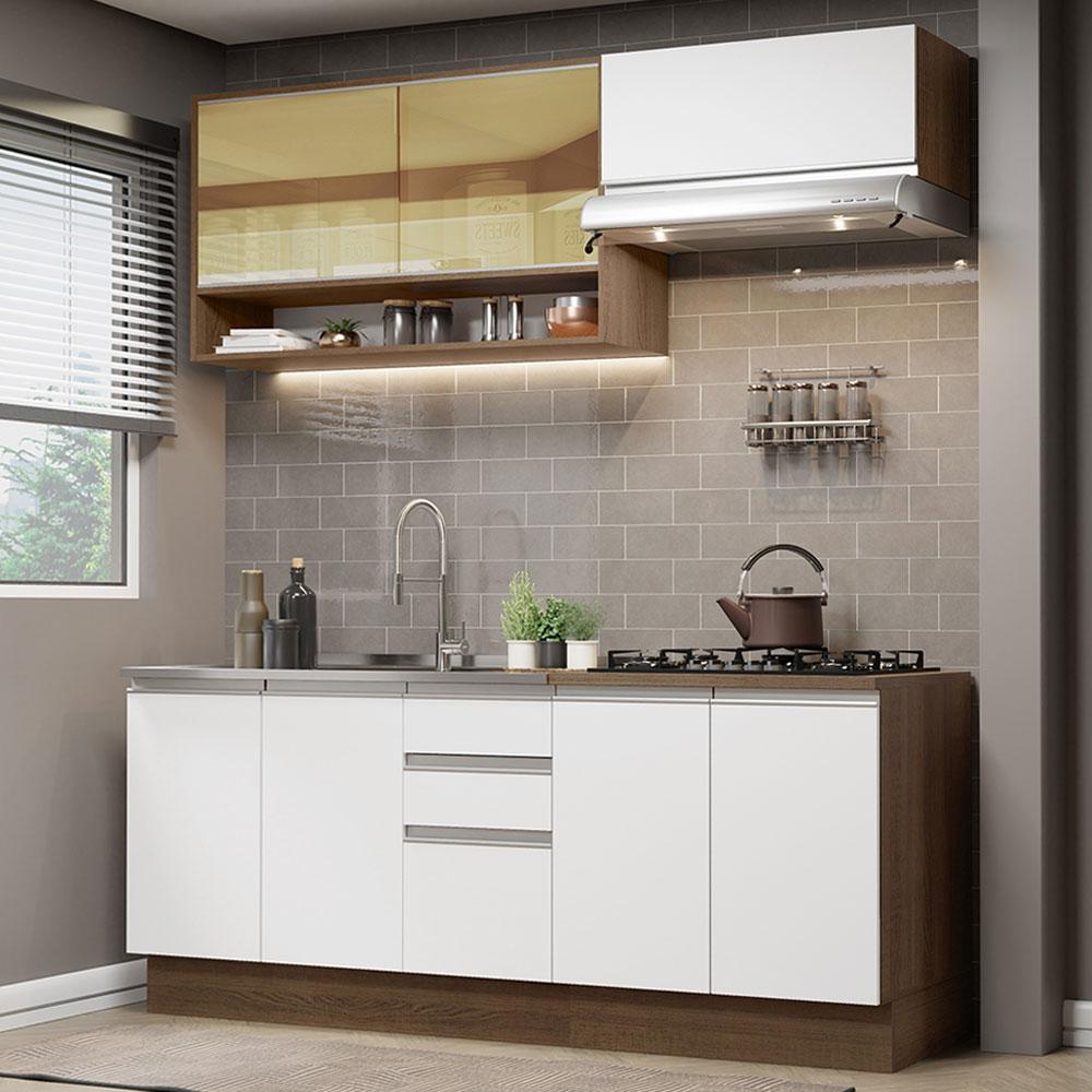 Foto 3 pulgar | Cocina Integral Completa Madesa Glamy 200cm Con Tarja Mb