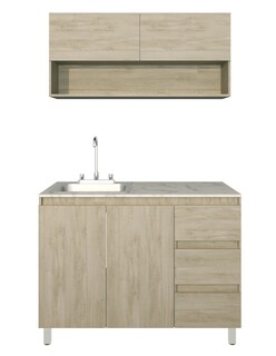 Foto 1 | Cocina Integral Con Alacena Inferior Y Superior Modelo Girasol