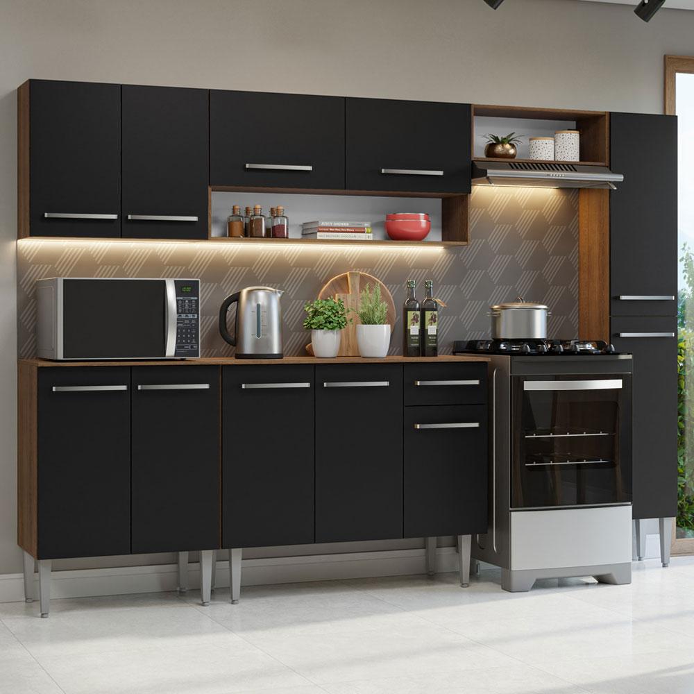 Foto 3 pulgar | Cocina Integral Completa Modular Madesa Emilly 261 cm Mn 09