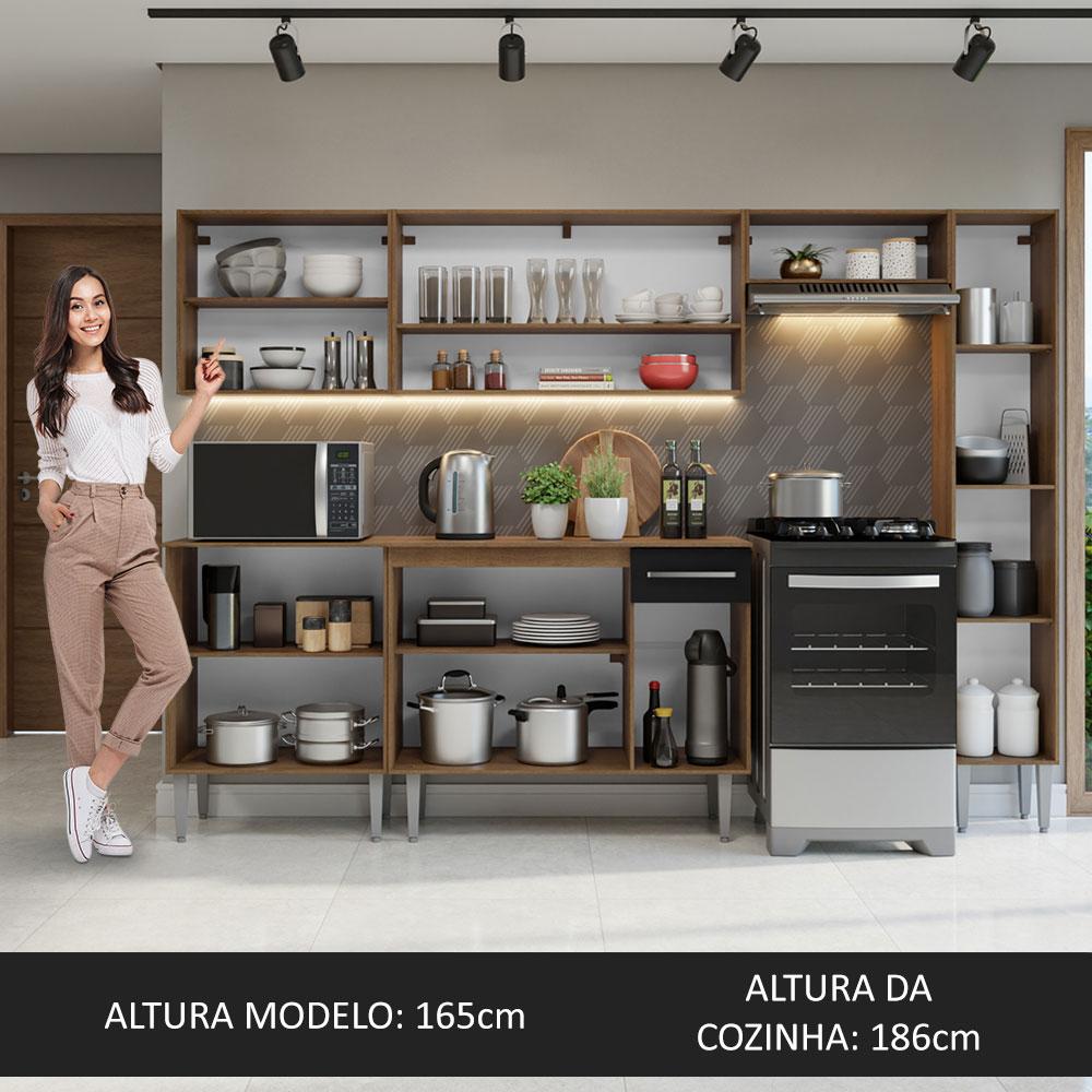 Foto 5 | Cocina Integral Completa Modular Madesa Emilly 261 cm Mn 09