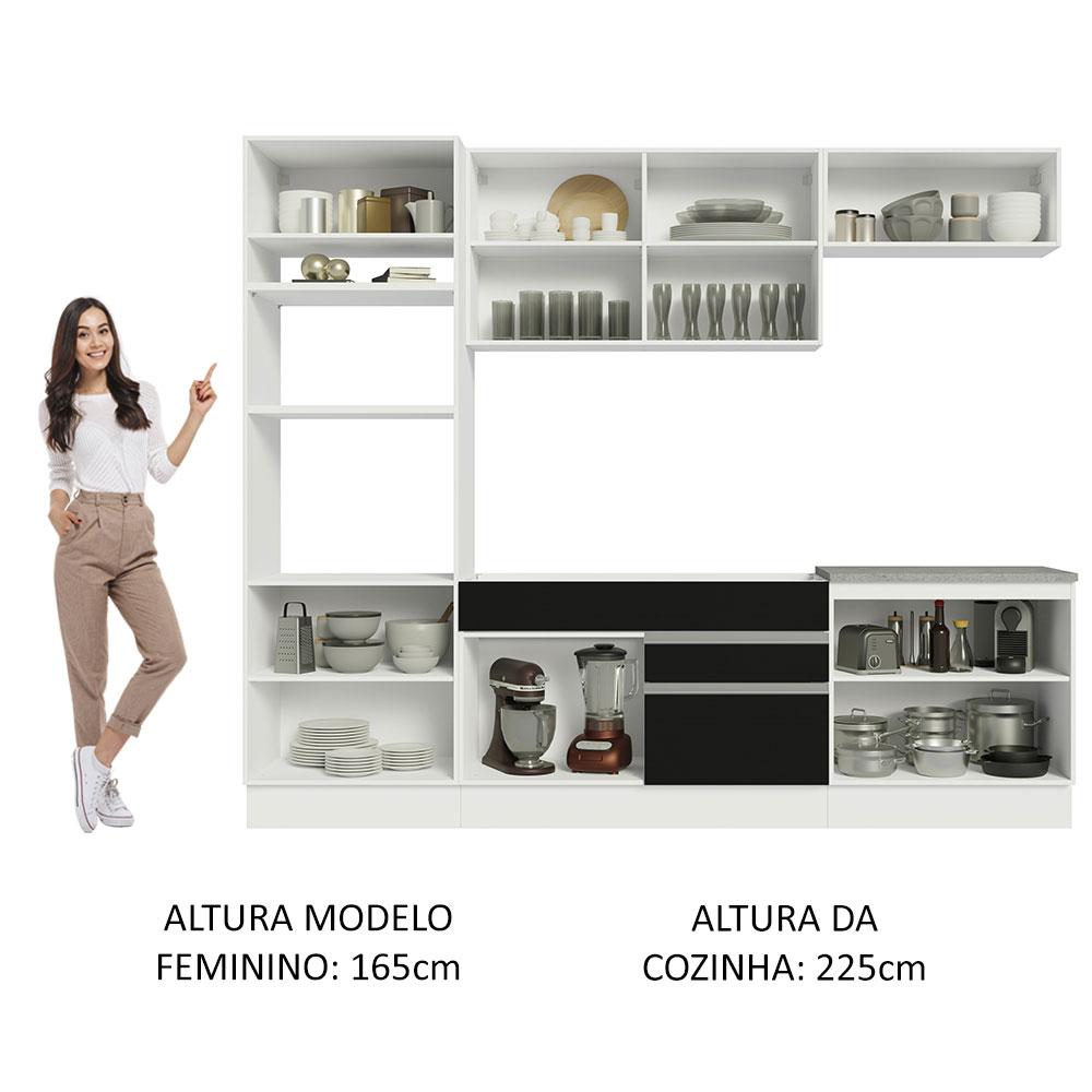 Foto 5 | Cocina Integral Completa Modular Madesa Glamy 270cm Bn 13