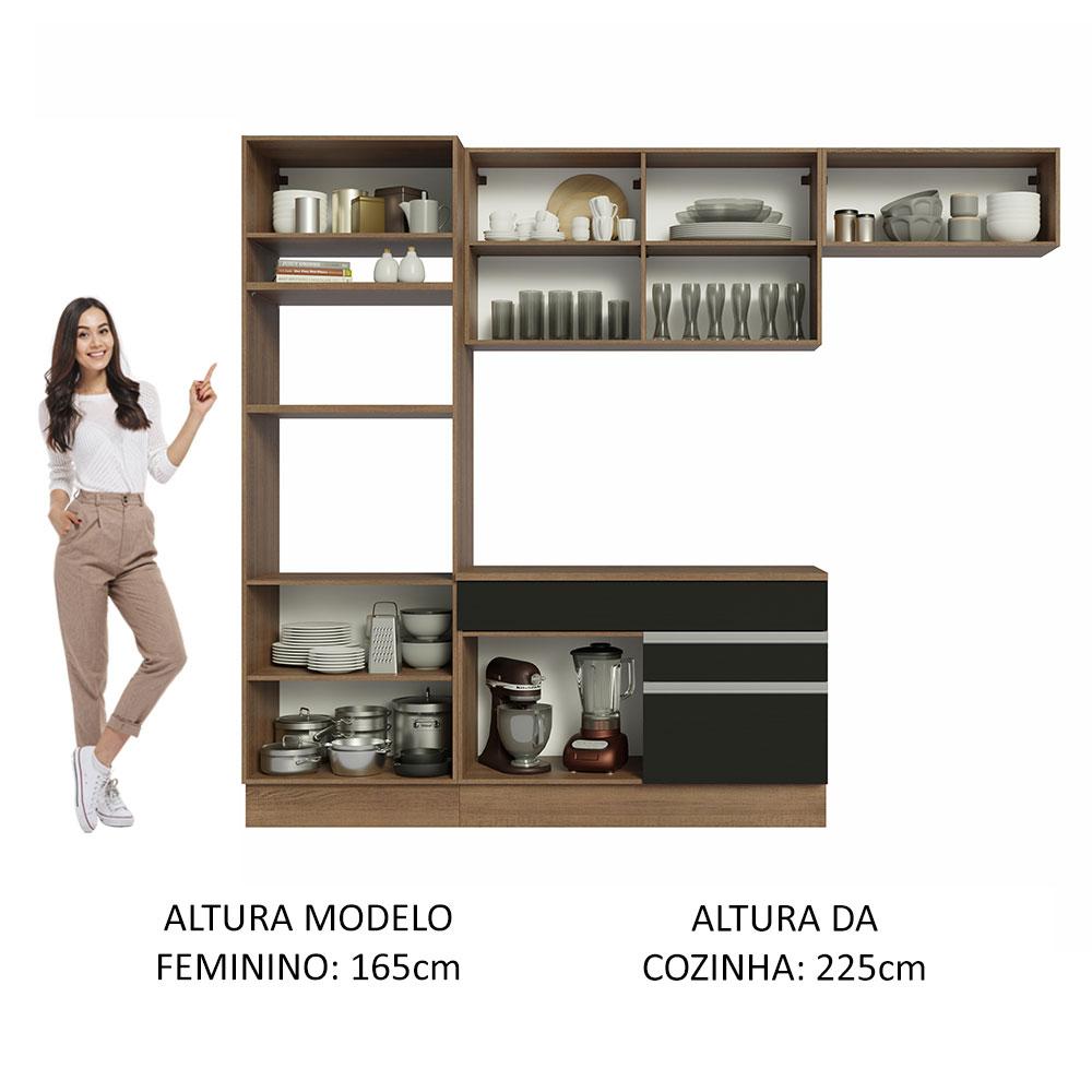 Foto 5 | Cocina Integral Completa Modular Madesa Glamy 270cm Mn 14