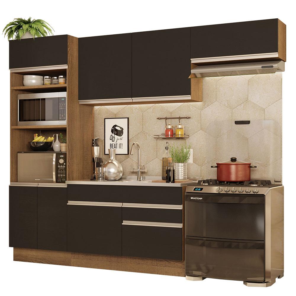 Foto 2 pulgar | Cocina Integral Completa Modular Madesa Glamy 270cm Mn 15