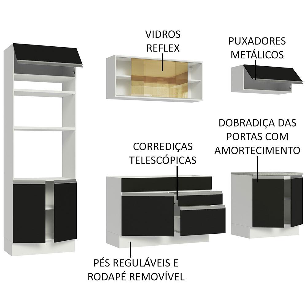 Foto 4 | Cocina Integral Completa Modular Madesa Glamy 270cm Bn 10