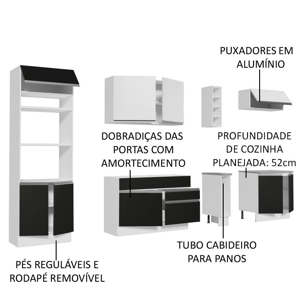 Foto 3 | Cocina Integral Completa Modular Madesa Vicenza 290cm Bn 16
