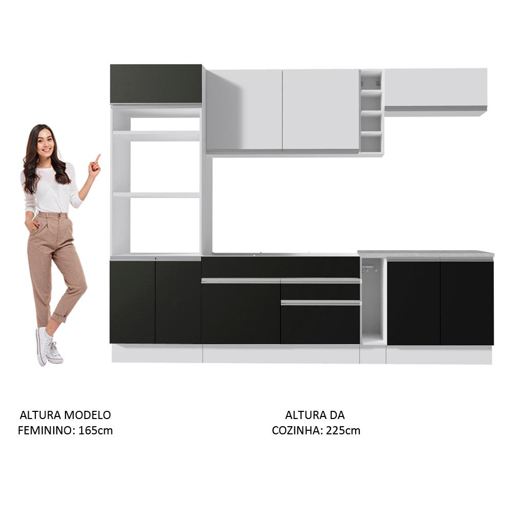 Foto 6 pulgar | Cocina Integral Completa Modular Madesa Vicenza 290cm Bn 16