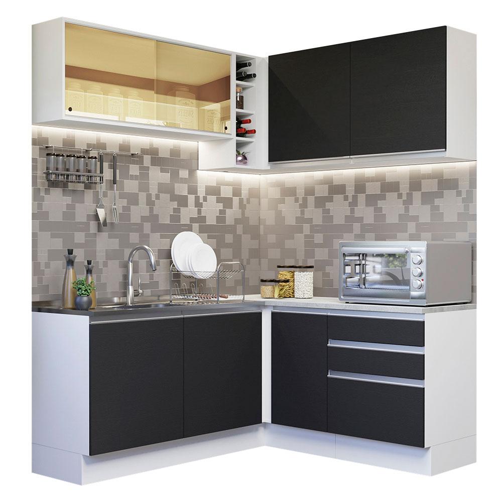 Cocina Integral Completa Modular Madesa Glamy 329cm Bn 02