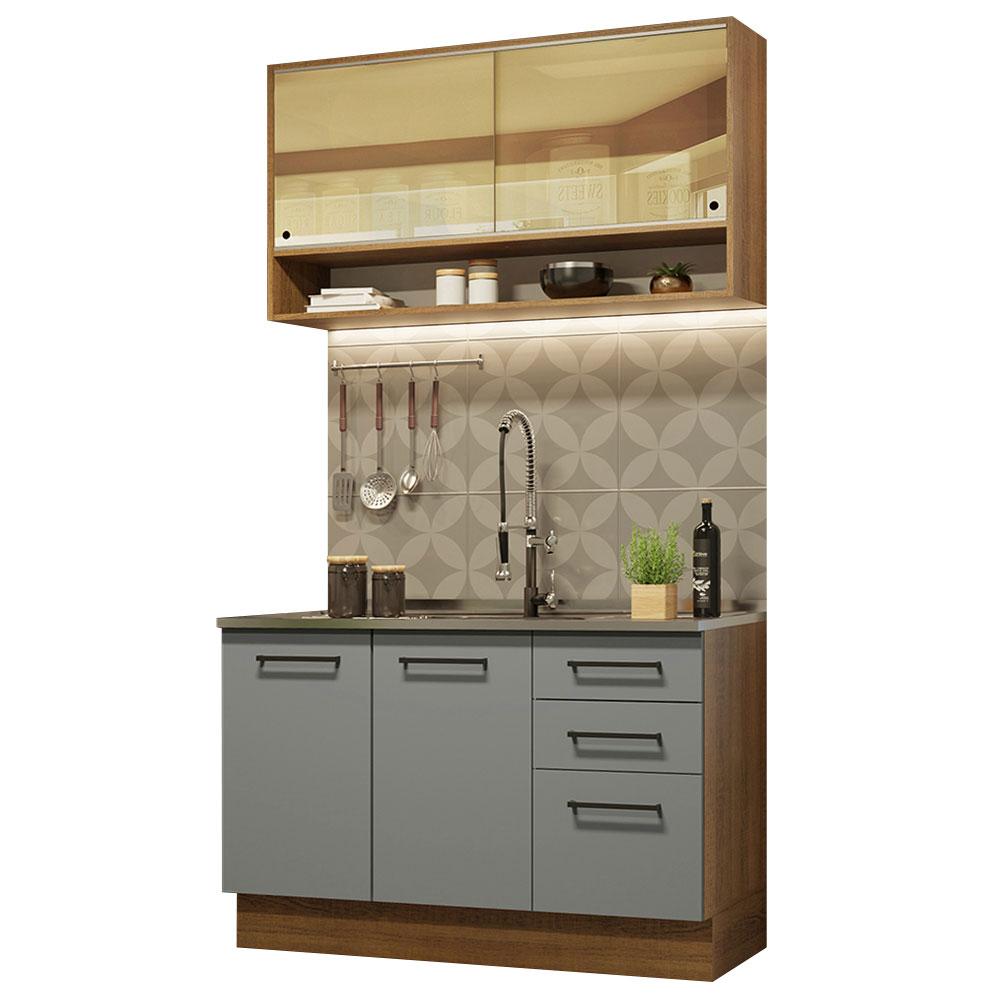 Cocina Integral Completa Modular Madesa Agata 120cm Mg