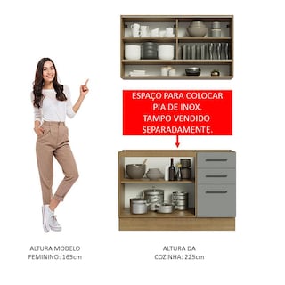 Foto 5 | Cocina Integral Completa Modular Madesa Agata 120cm Mg