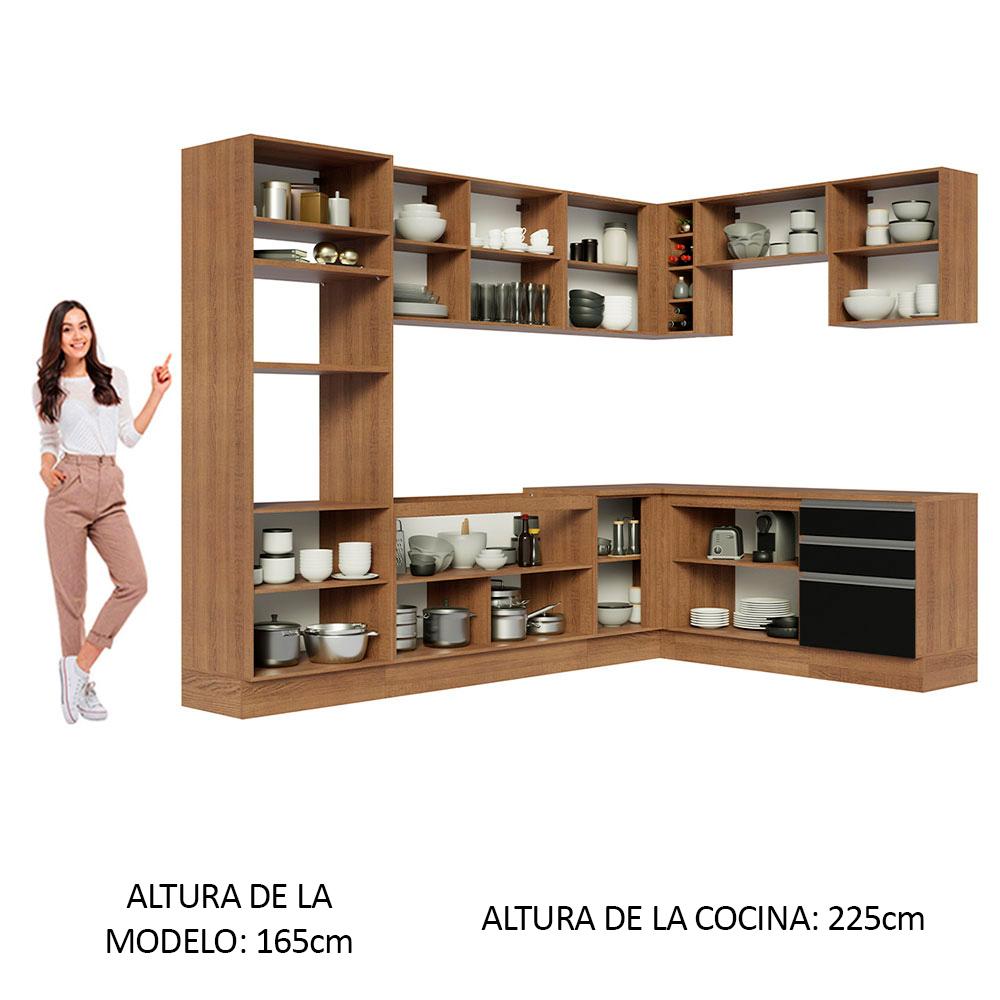 Foto 6 pulgar | Cocina Integral Completa Modular Madesa Glamy 479cm Mn 01