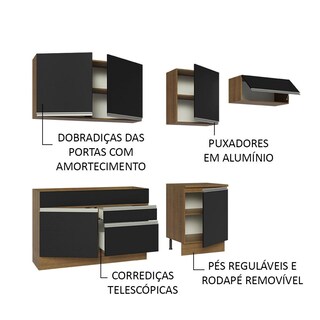 Foto 4 | Cocina Integral Completa Modular Madesa Glamy 260cm Mn 03