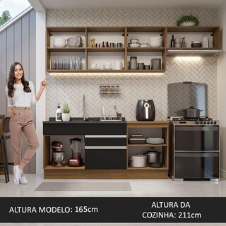 Foto 5 | Cocina Integral Completa Modular Madesa Glamy 260cm Mn 03