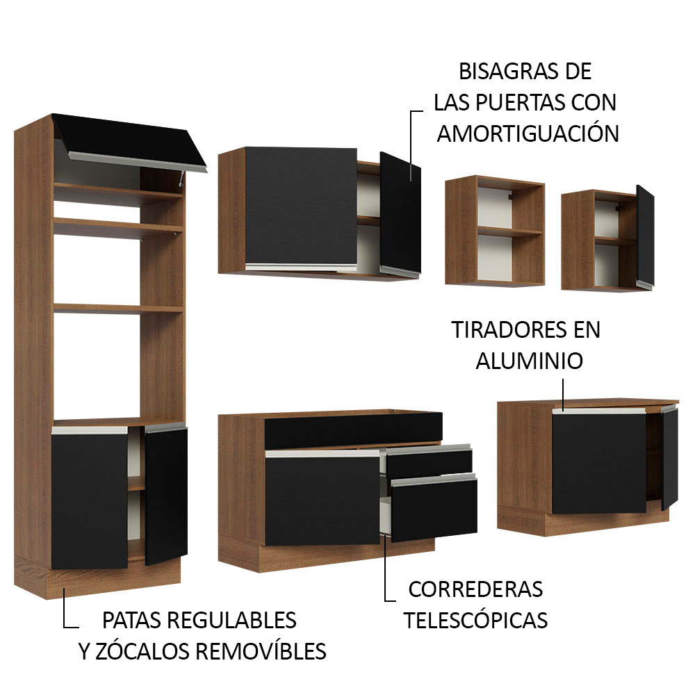 Foto 4 | Cocina Integral Completa Modular Madesa Glamy 310cm Mn 02