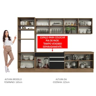 Foto 5 | Cocina Integral Completa Modular Madesa Glamy 310cm Mn 02