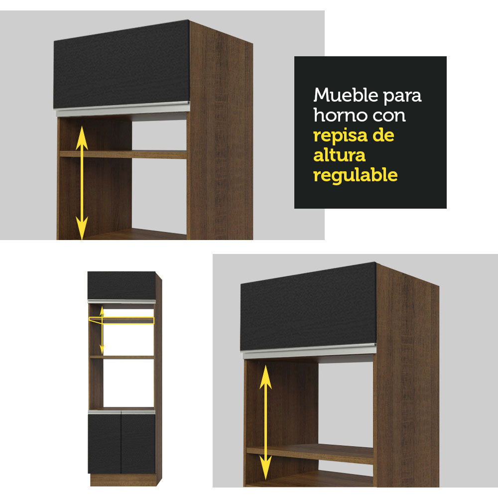 Foto 9 pulgar | Cocina Integral Completa Modular Madesa Glamy 310cm Mn 02