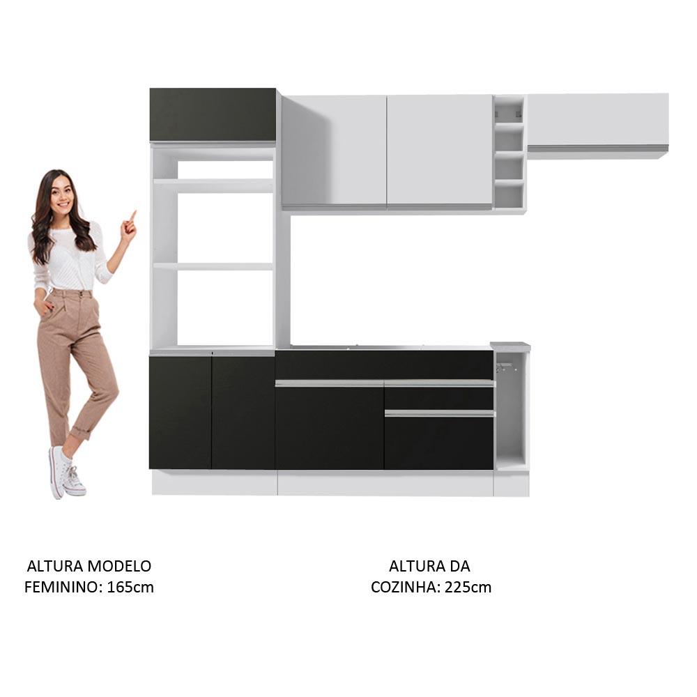 Foto 6 pulgar | Cocina Integral Completa Modular Madesa Safira 290cm Bn 14