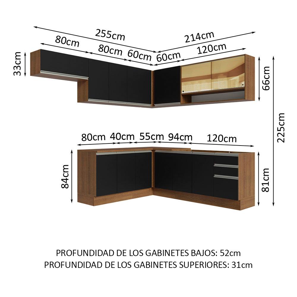 Foto 3 | Cocina Integral Completa Modular Madesa Glamy 469cm Mn 01