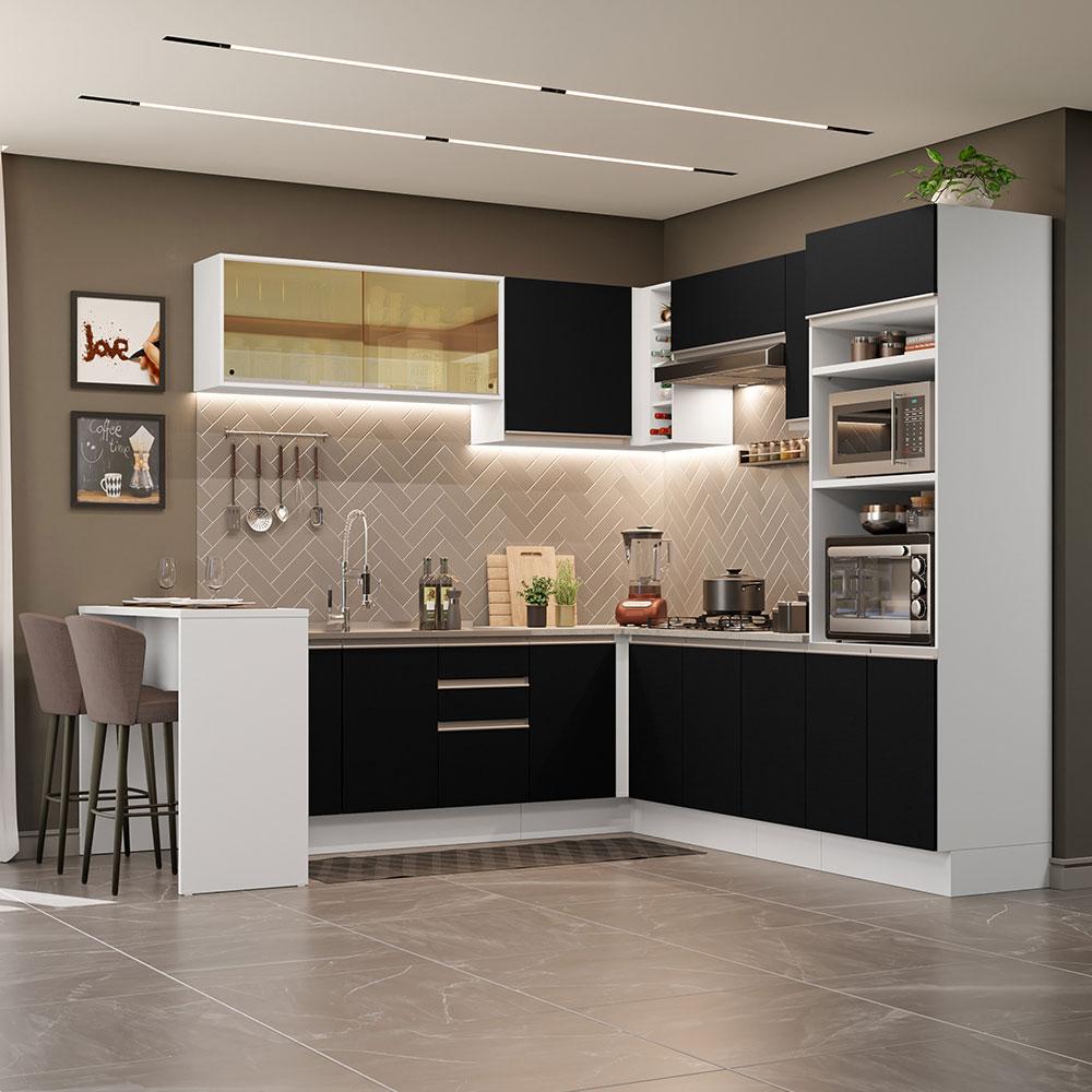 Foto 3 pulgar | Cocina Integral Completa Modular Madesa Glamy 504cm Bn 01