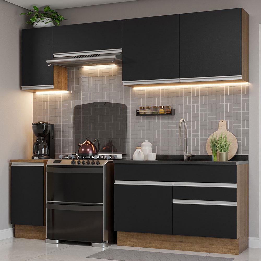 Foto 3 pulgar | Cocina Integral Completa Modular Madesa Glamy 240cm Mn 07