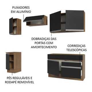 Foto 4 | Cocina Integral Completa Modular Madesa Glamy 240cm Mn 07