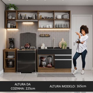 Foto 5 | Cocina Integral Completa Modular Madesa Glamy 240cm Mn 07